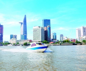 Speed-boating On An Afternoon In The Famous Cu Chi Tunnels