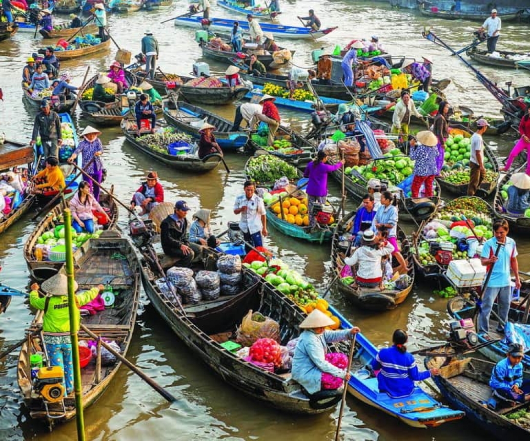 Cai Rang Floating Market – Significant Attraction Of Mekong Delta, Vietnam